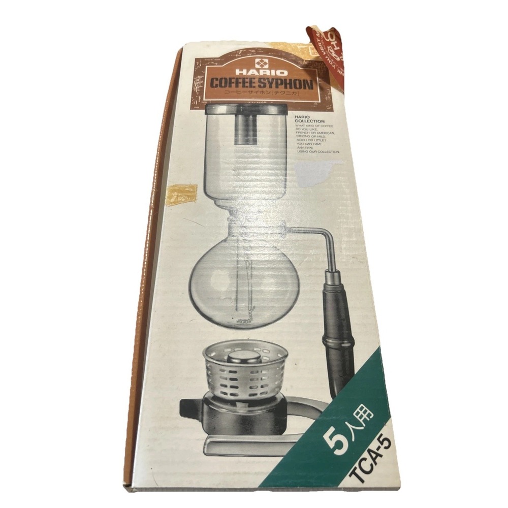 Hario Technica 5-Cup Vacuum Coffee Maker TCA-5 Complete With Box